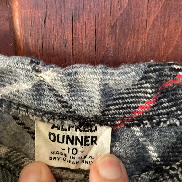 Vintage Alfred dunner accordian pleated wool midi skirt 1980s - Picture 3 of 4